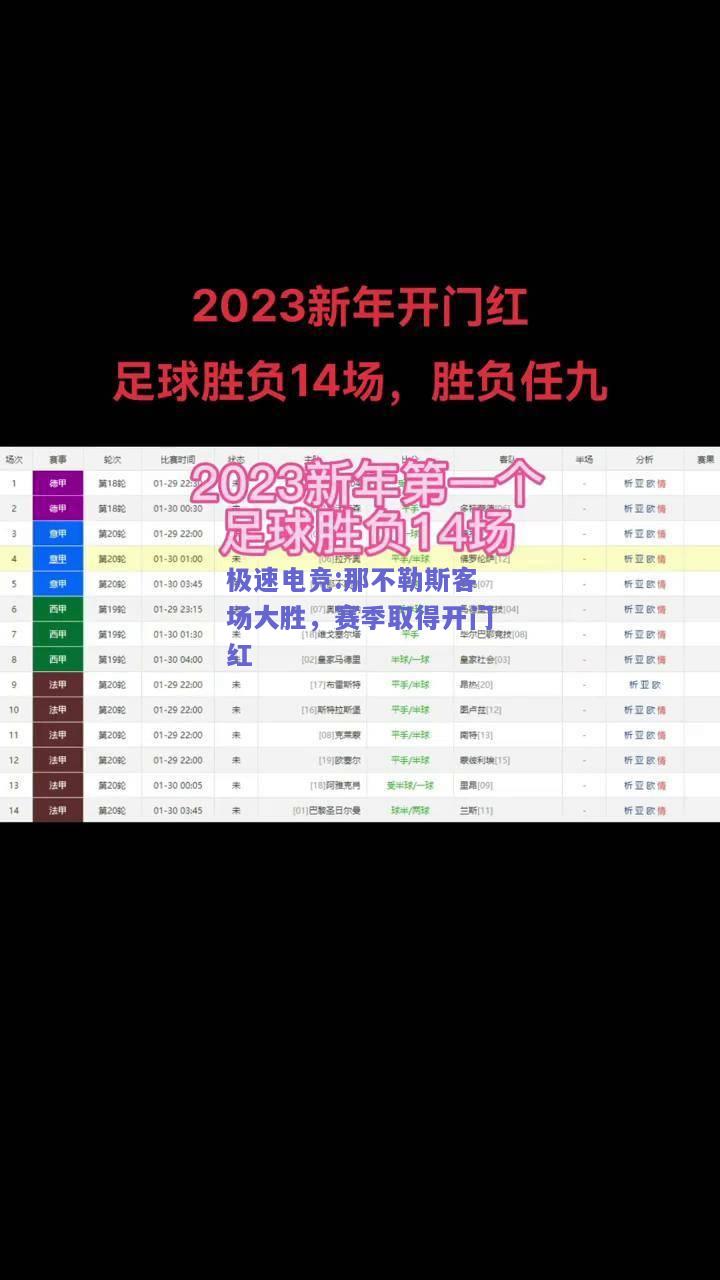 极速电竞:那不勒斯客场大胜，赛季取得开门红